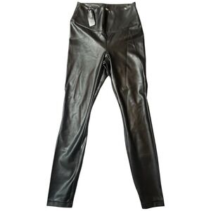 White House Black Market‎ Runway Faux Leather Legging Size 2S Black Punk Edgy